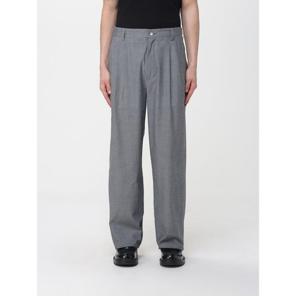 Magliano Men Cotton Wide-Leg Pants Magliano